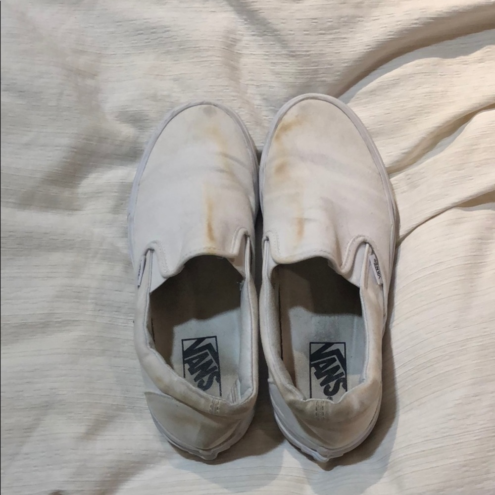 White slip on converse